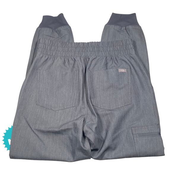 Figs Scrub Pants Women XS Petite Gray High Waisted Zamora Jogger NWT Medical - Picture 3 of 7